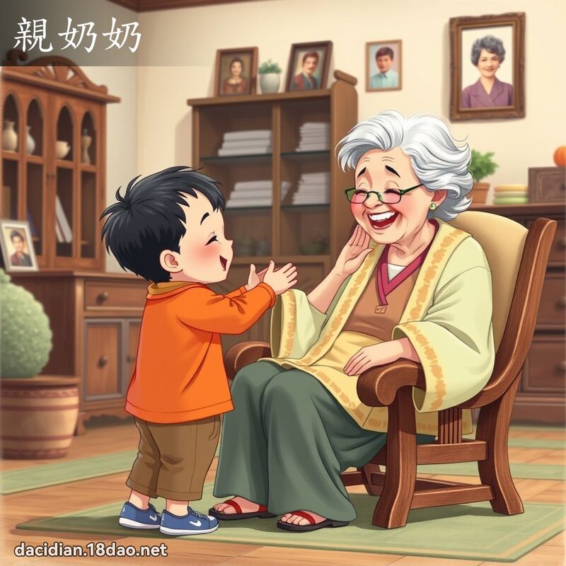 親奶奶 - 國語大辭典配圖