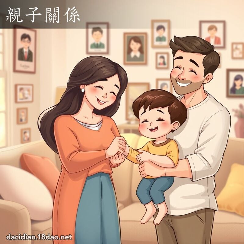親子關係 - 國語大辭典配圖