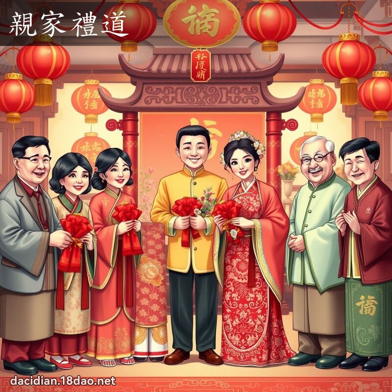 親家禮道 - 國語大辭典配圖