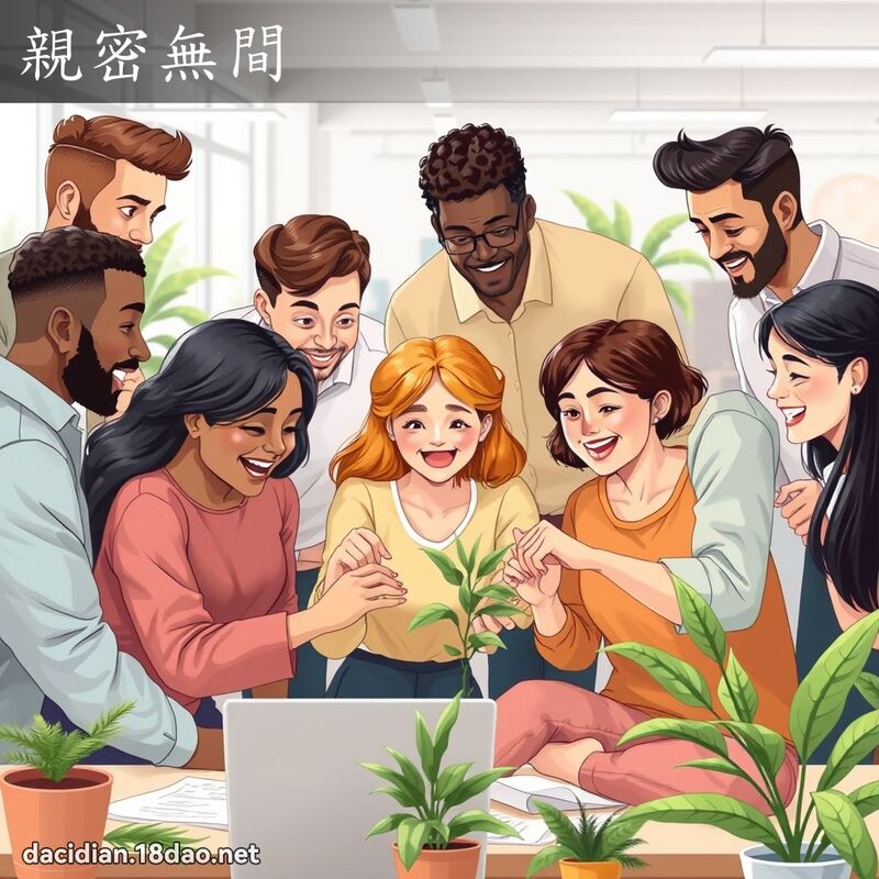 親密無間 - 國語大辭典配圖