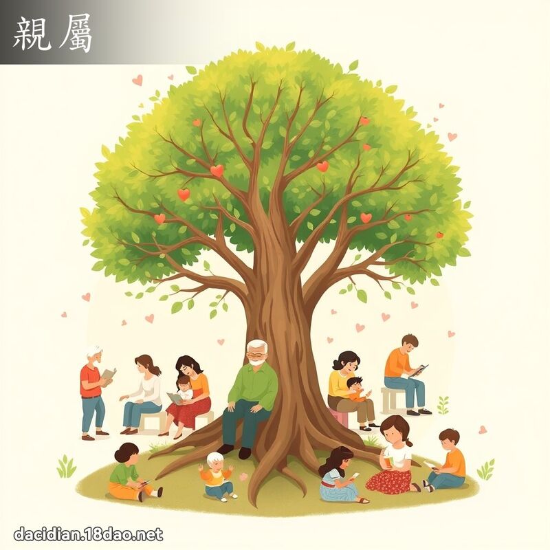 親屬 - 國語大辭典配圖