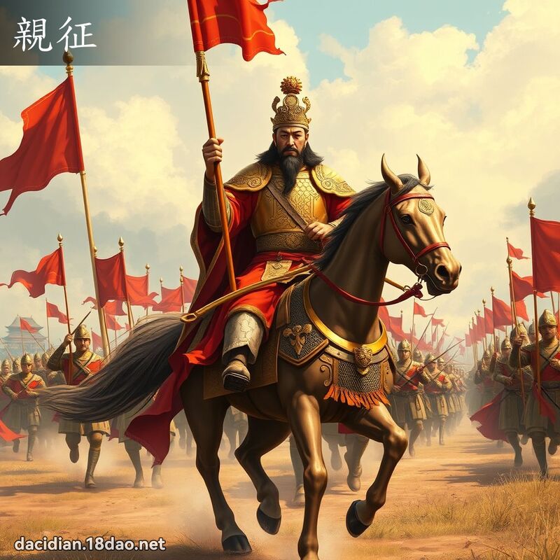 亲征 - 国语大辞典配图