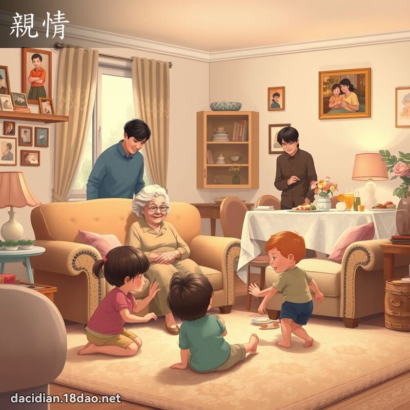 親情 - 國語大辭典配圖