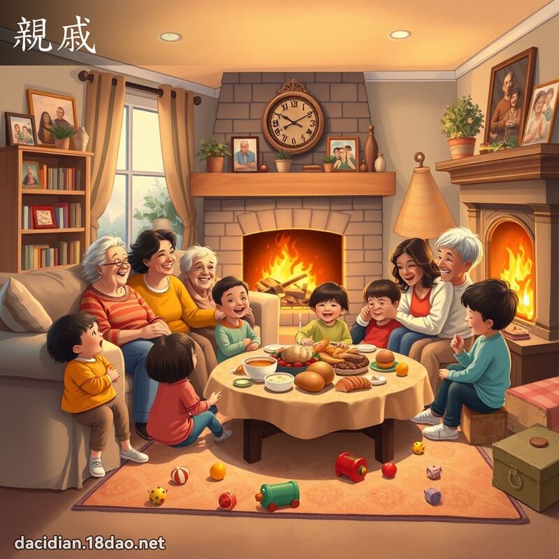 親戚 - 國語大辭典配圖