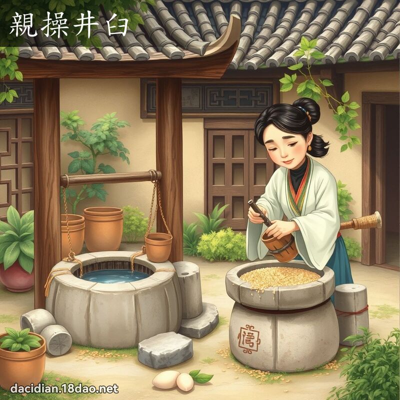 親操井臼 - 國語大辭典配圖