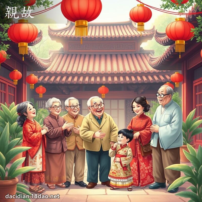 亲故 - 国语大辞典配图