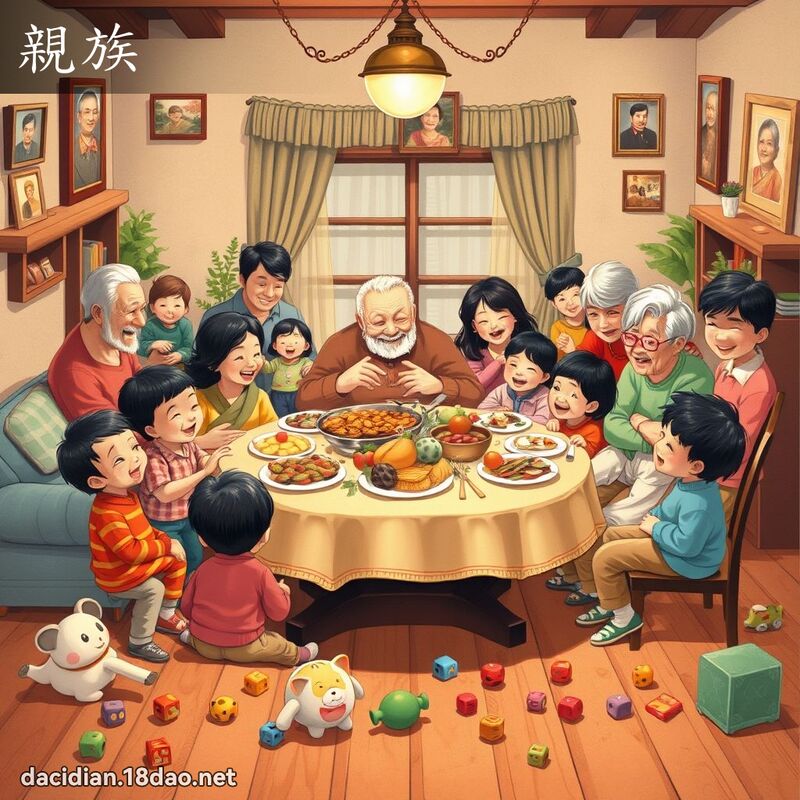 亲族 - 国语大辞典配图
