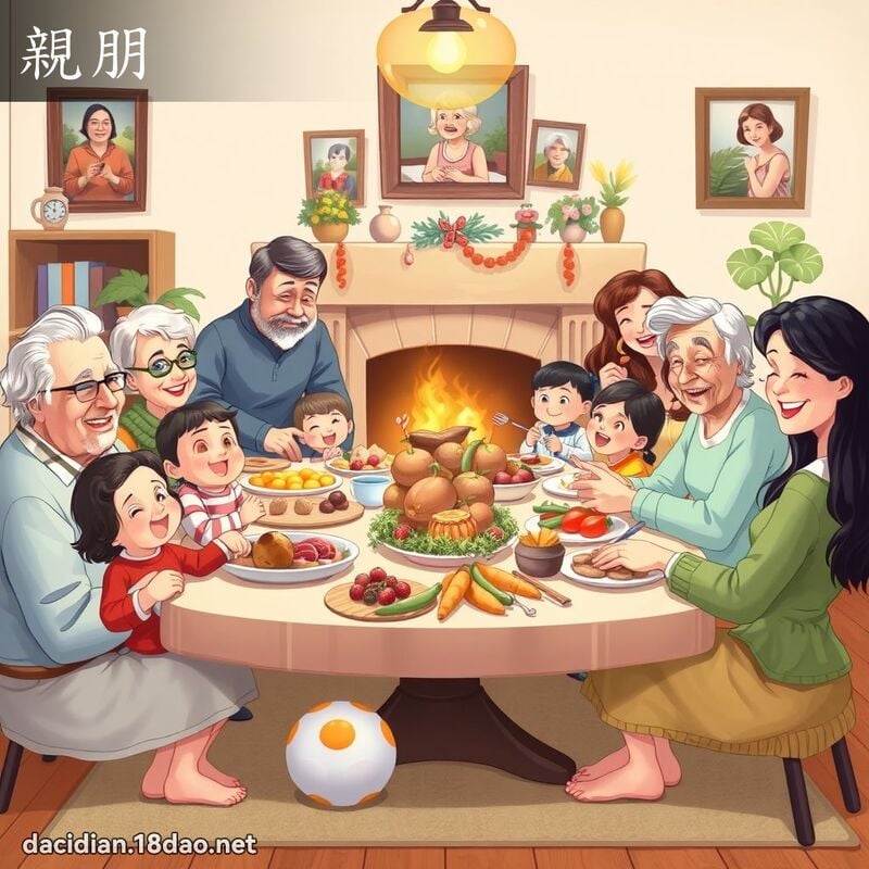 親朋 - 國語大辭典配圖
