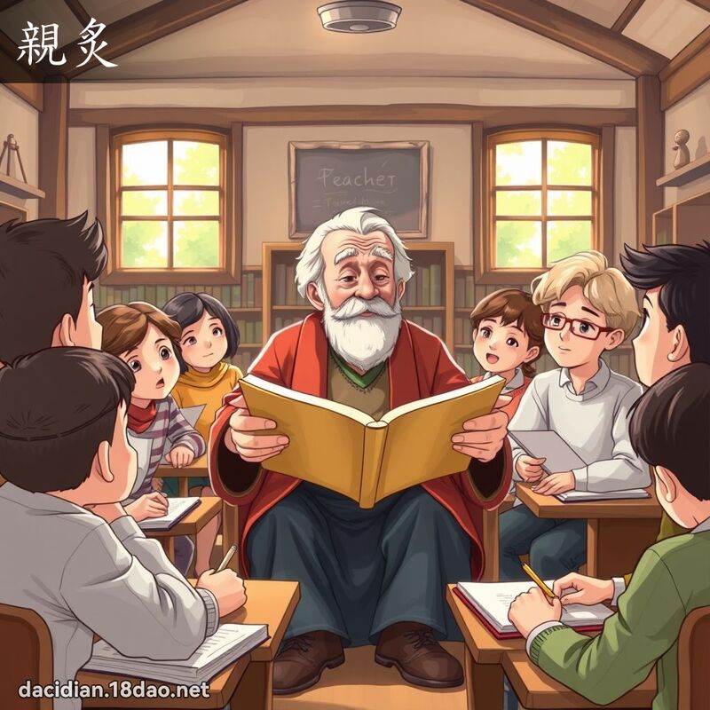 亲炙 - 国语大辞典配图
