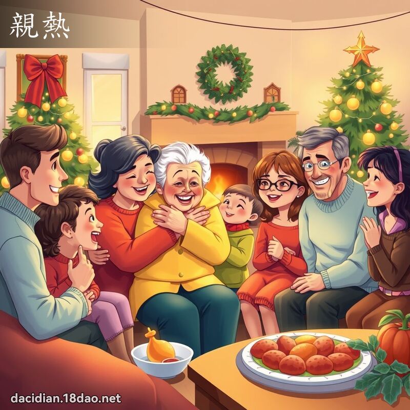 親熱 - 國語大辭典配圖