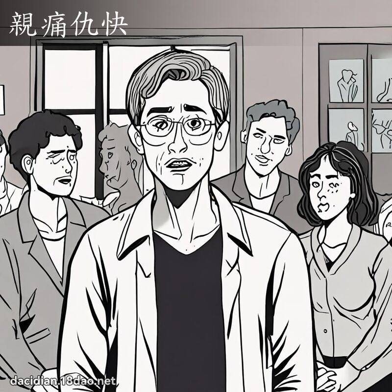 親痛仇快 - 國語大辭典配圖