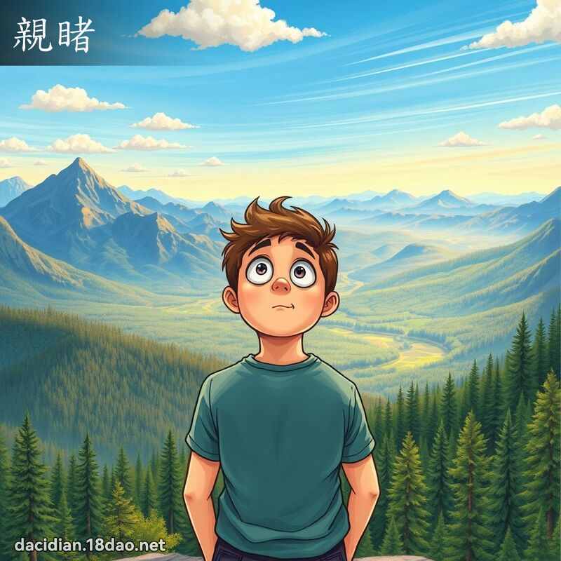 親睹 - 國語大辭典配圖