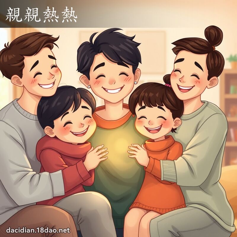 親親熱熱 - 國語大辭典配圖