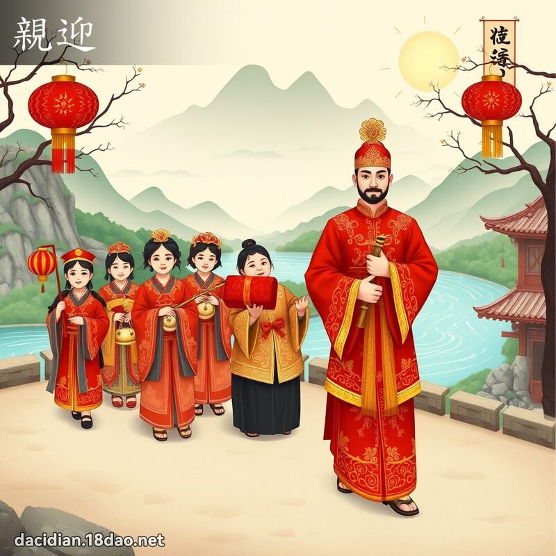 親迎 - 國語大辭典配圖