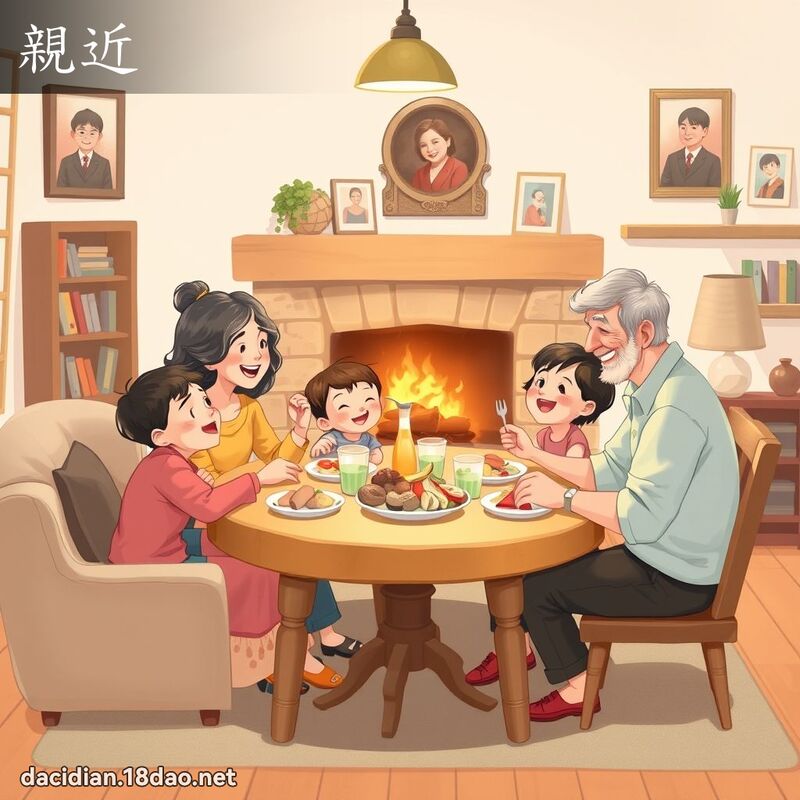 亲近 - 国语大辞典配图