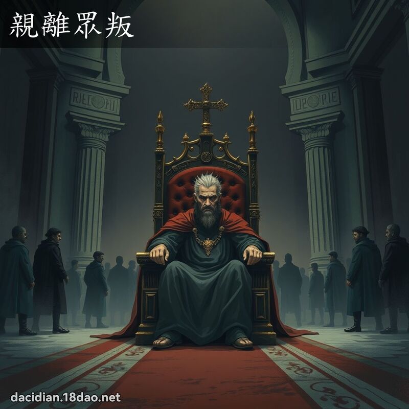 亲离眾叛 - 国语大辞典配图