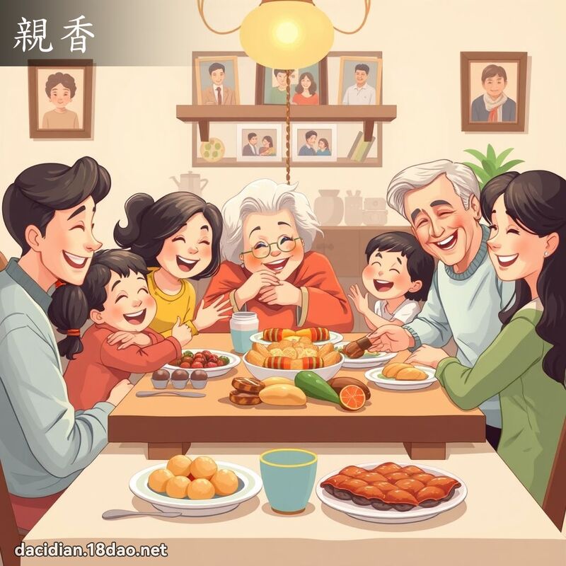 亲香 - 国语大辞典配图