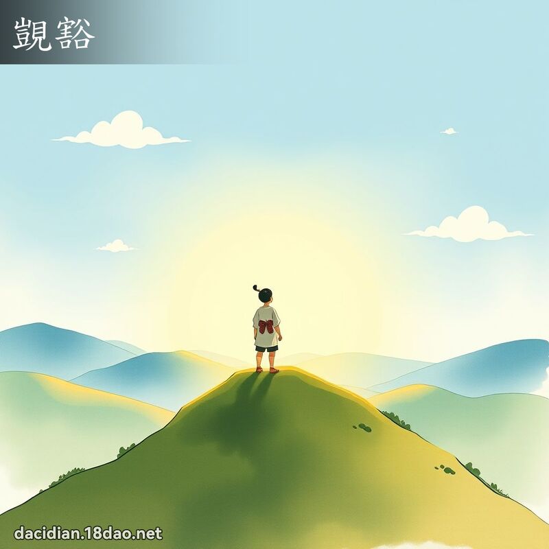 覬豁 - 國語大辭典配圖