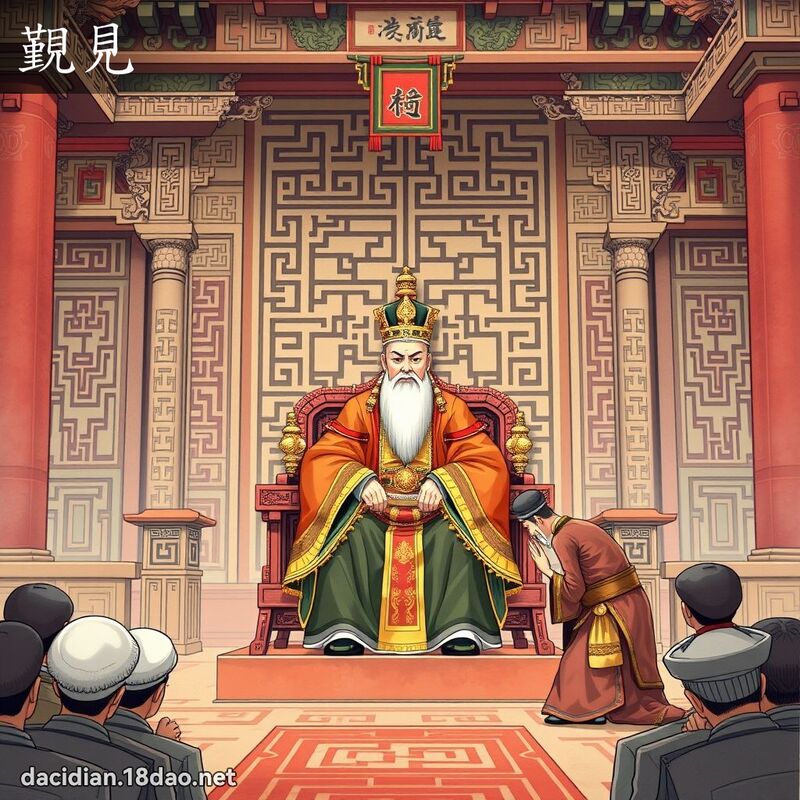 覲见 - 国语大辞典配图