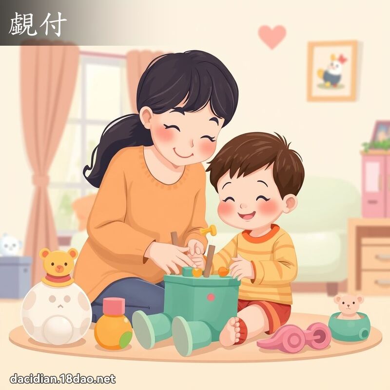 覷付 - 國語大辭典配圖