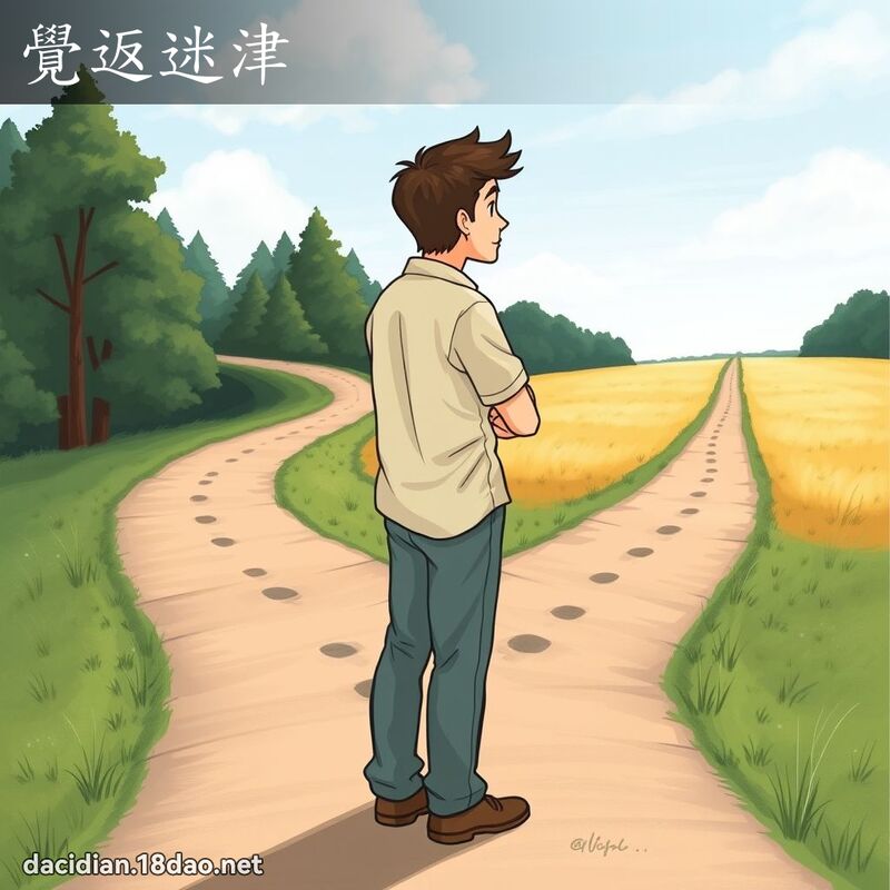 觉返迷津 - 国语大辞典配图