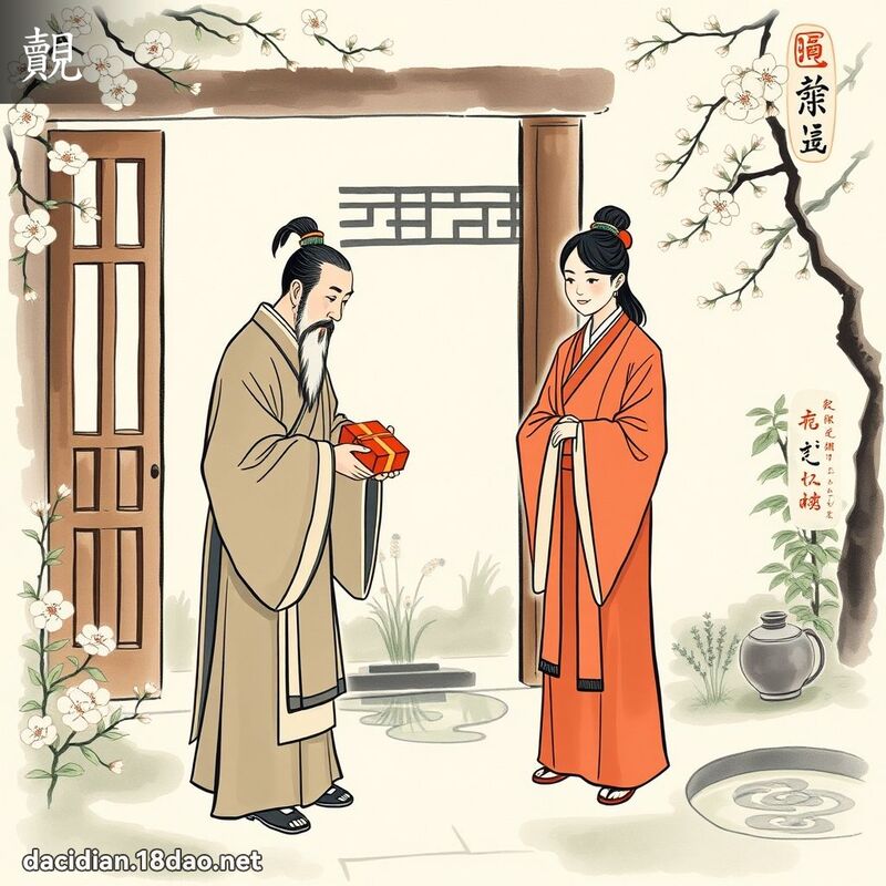 覿 - 国语大辞典配图
