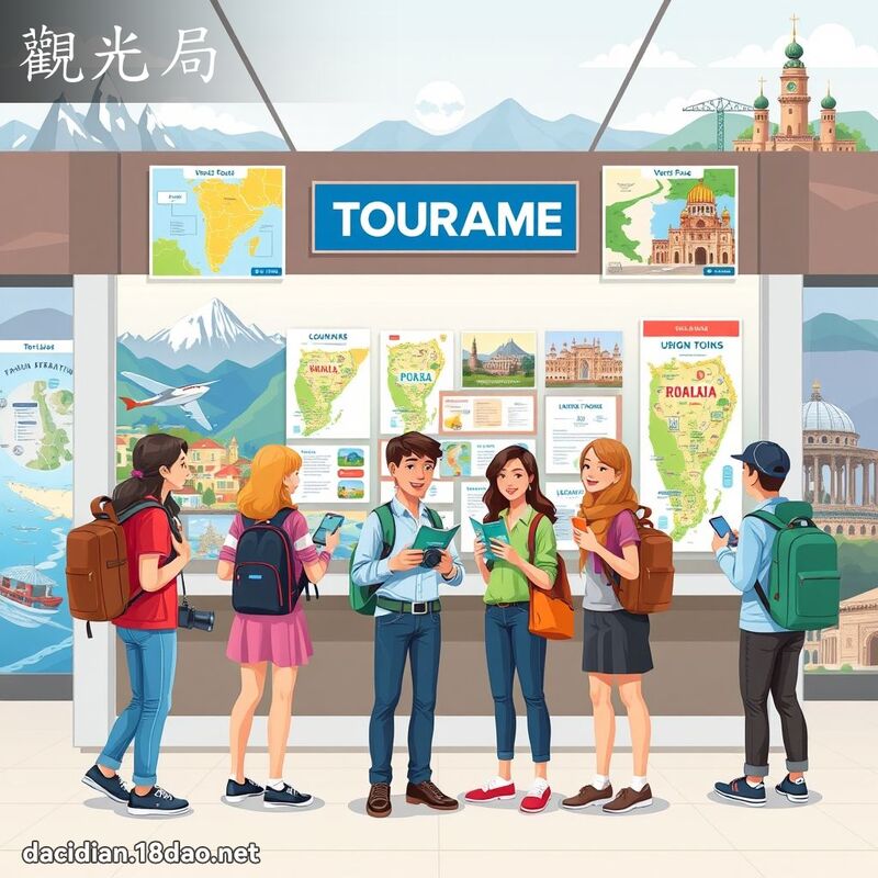 观光局 - 国语大辞典配图