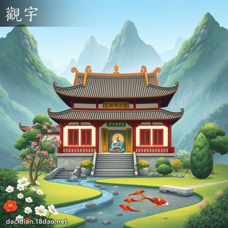 觀宇 - 國語大辭典配圖