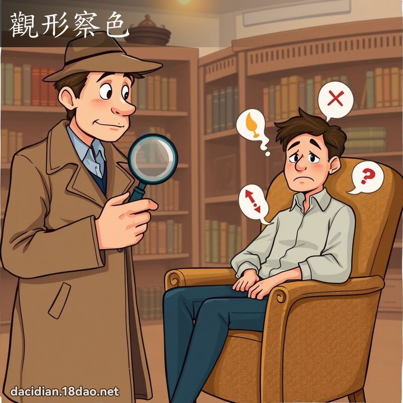 观形察色 - 国语大辞典配图