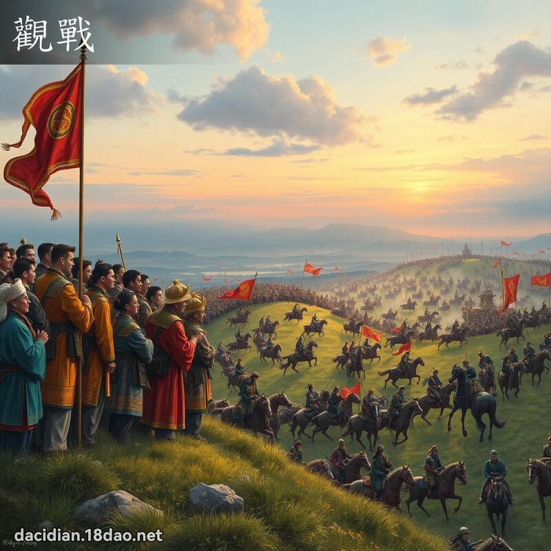 观战 - 国语大辞典配图