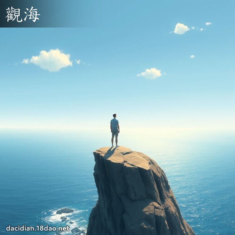 观海 - 国语大辞典配图