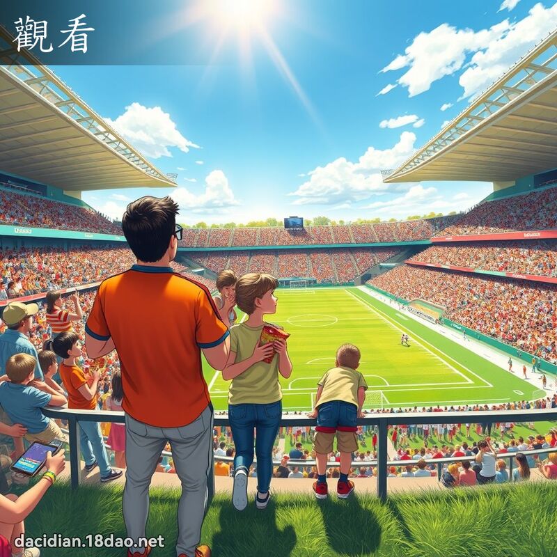 观看 - 国语大辞典配图