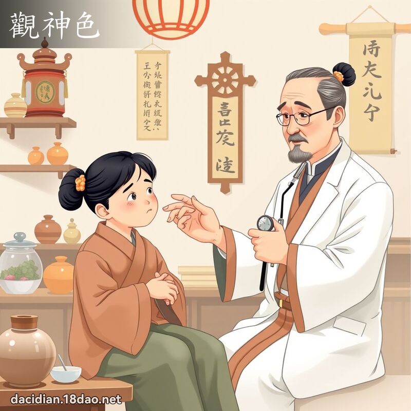 观神色 - 国语大辞典配图