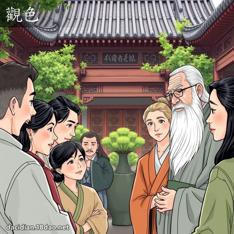 观色 - 国语大辞典配图