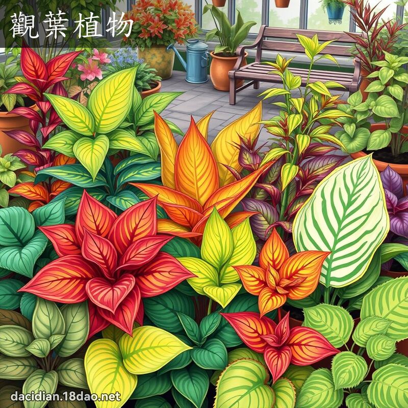 观叶植物 - 国语大辞典配图