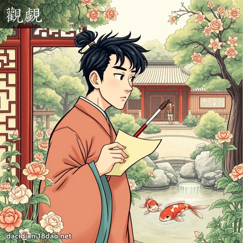 观覷 - 国语大辞典配图