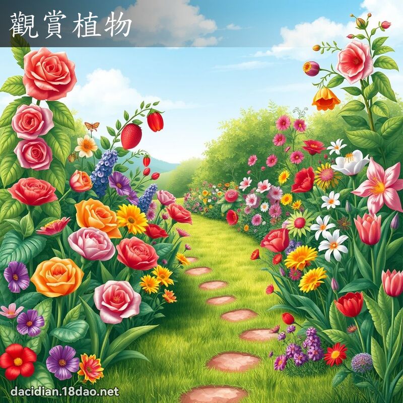 观赏植物 - 国语大辞典配图