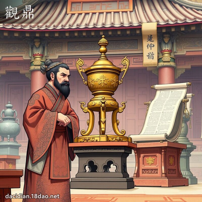 观鼎 - 国语大辞典配图