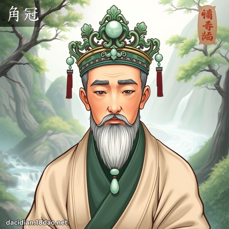 角冠 - 國語大辭典配圖