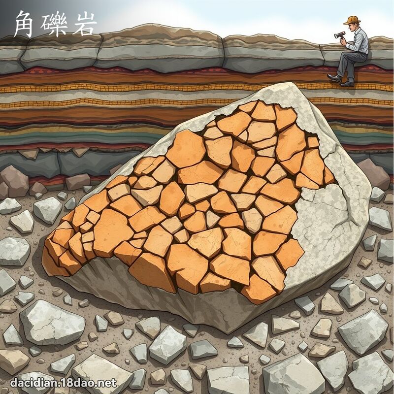 角砾岩 - 国语大辞典配图