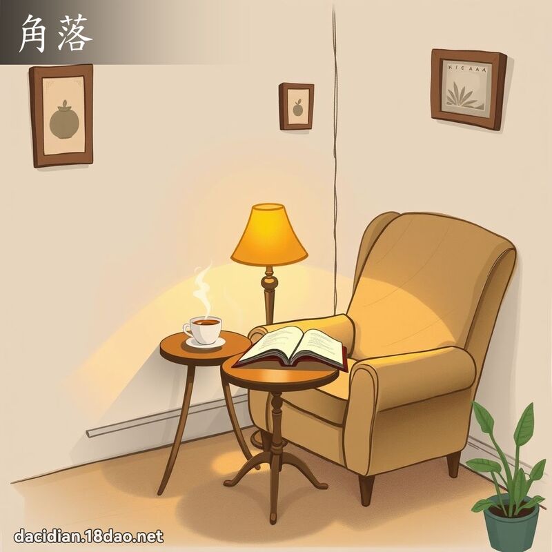 角落 - 國語大辭典配圖