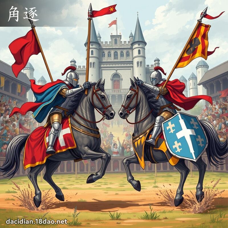 角逐 - 國語大辭典配圖