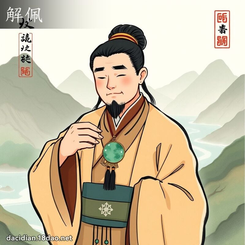 解佩 - 国语大辞典配图
