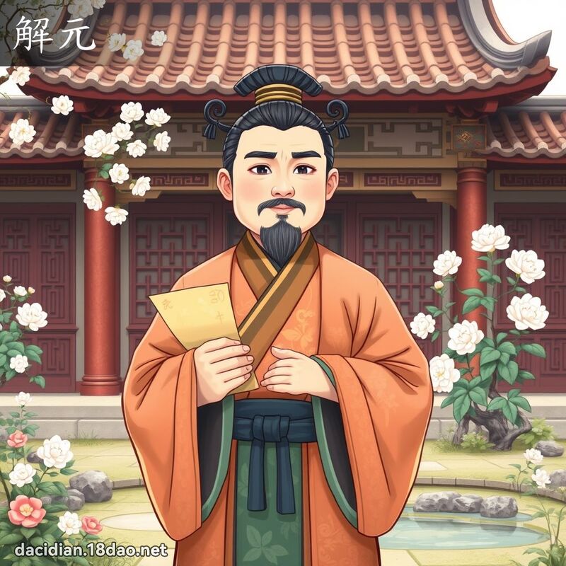 解元 - 国语大辞典配图