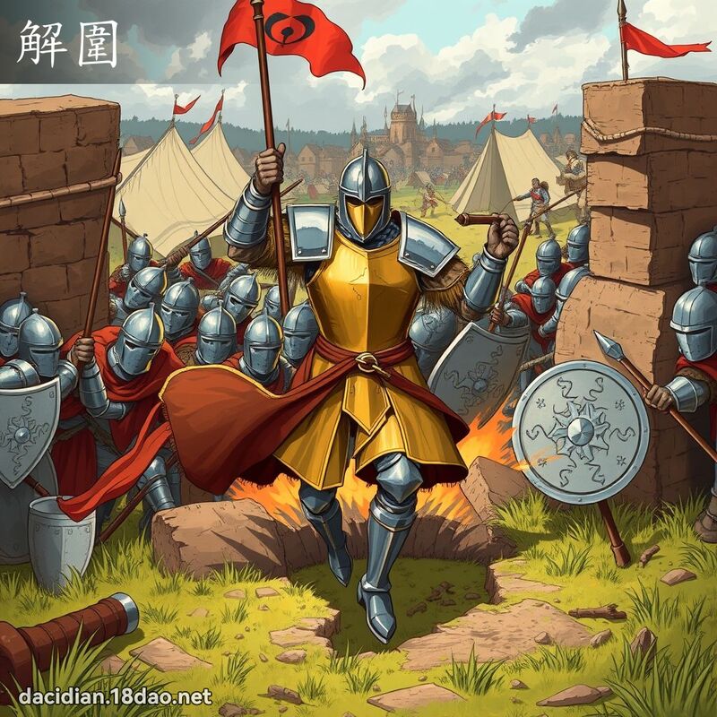解围 - 国语大辞典配图