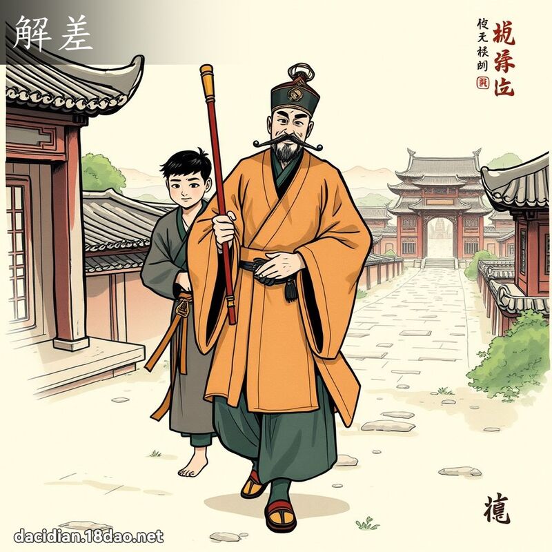 解差 - 国语大辞典配图