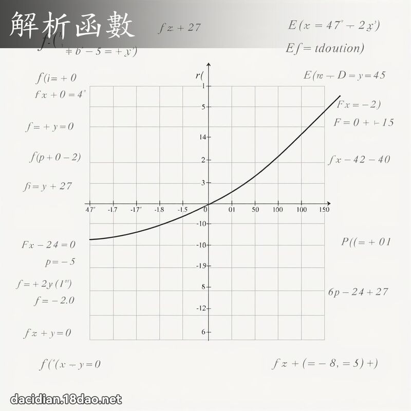 解析函數 - 國語大辭典配圖