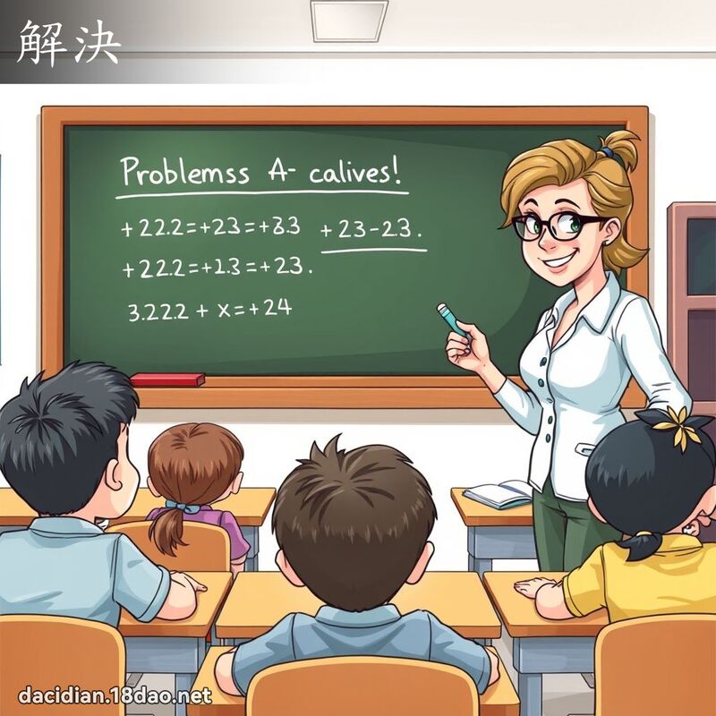 解決 - 國語大辭典配圖