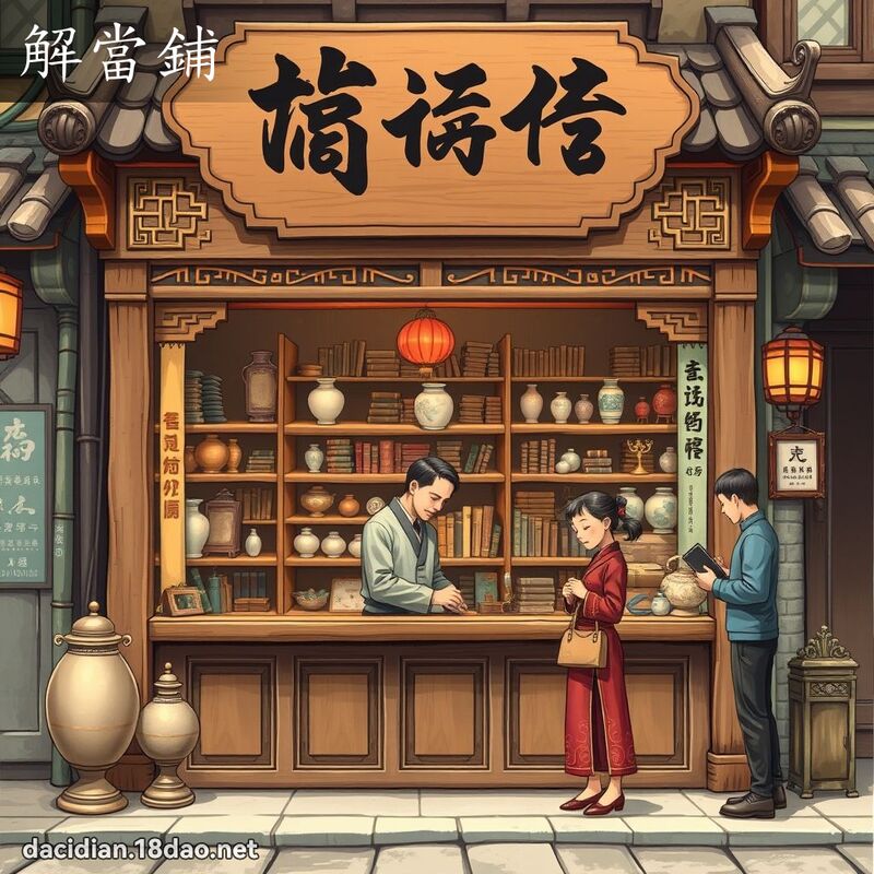 解当铺 - 国语大辞典配图