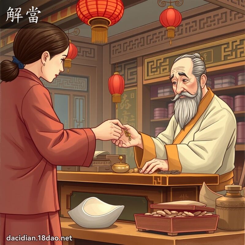 解当 - 国语大辞典配图